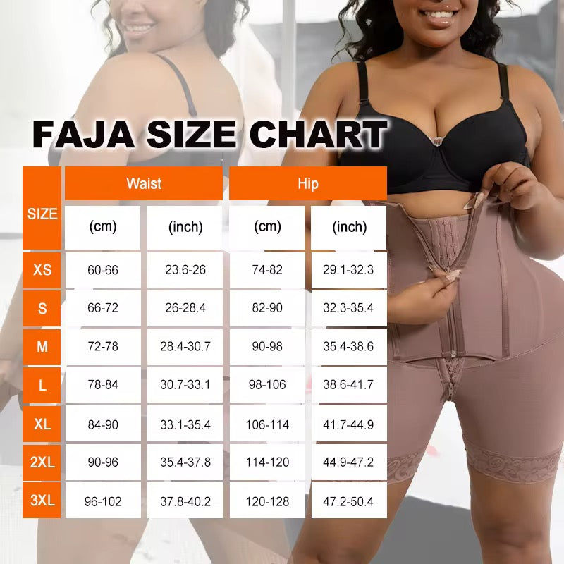 Gaine post-partum - amincissante - fajas BBL - couleur noire