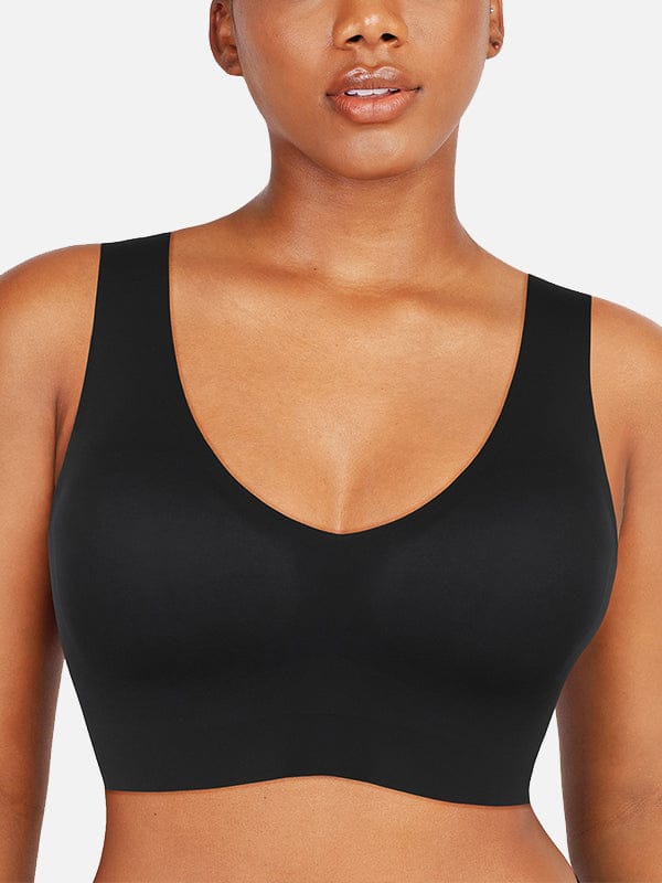 Brassière gainante sans couture V-Neck maintien renforcé