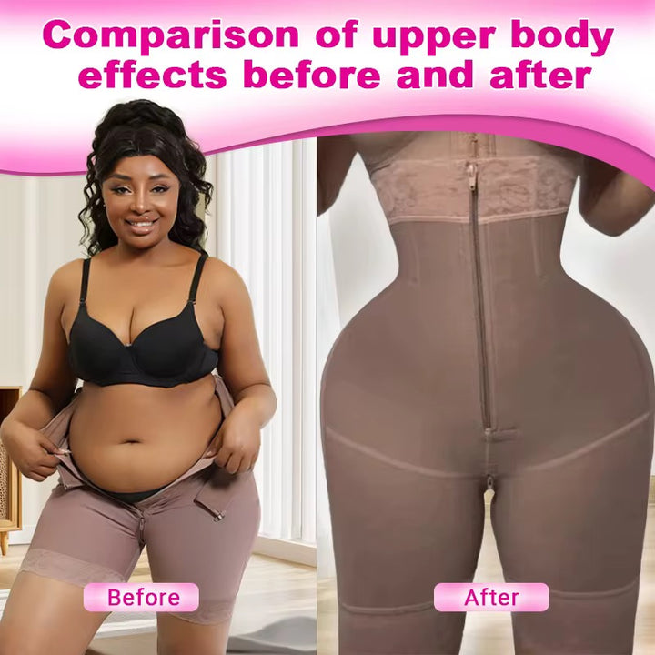 Gaine post-partum - amincissante - fajas BBL - couleur noire