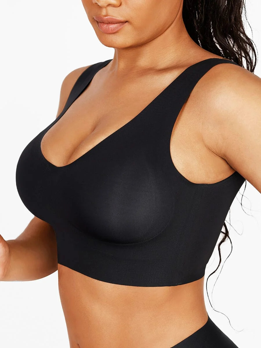 Brassière gainante sans couture V-Neck maintien renforcé