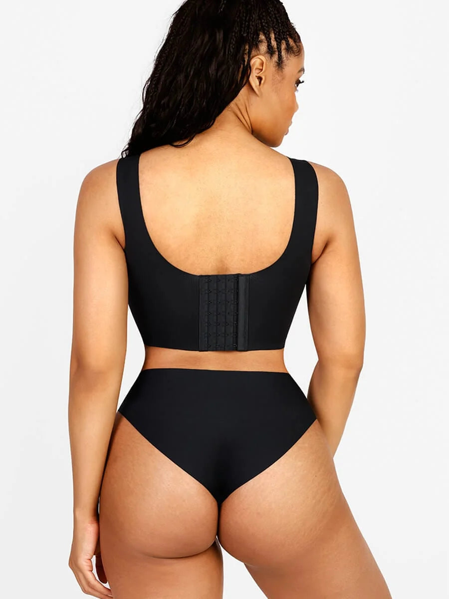Brassière gainante sans couture V-Neck maintien renforcé