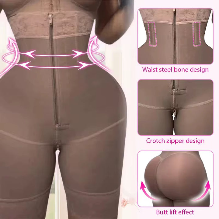 Gaine post-partum - amincissante - fajas BBL - couleur noire