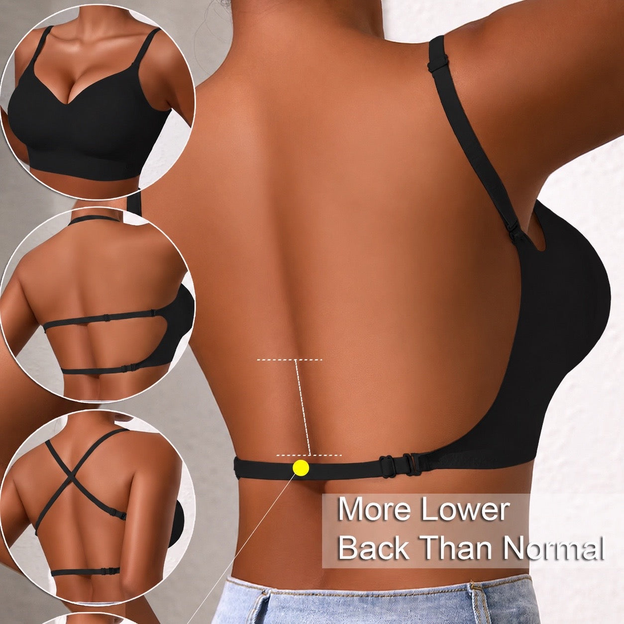 Soutien-gorge Dos nu Invisible - Ampliforme
